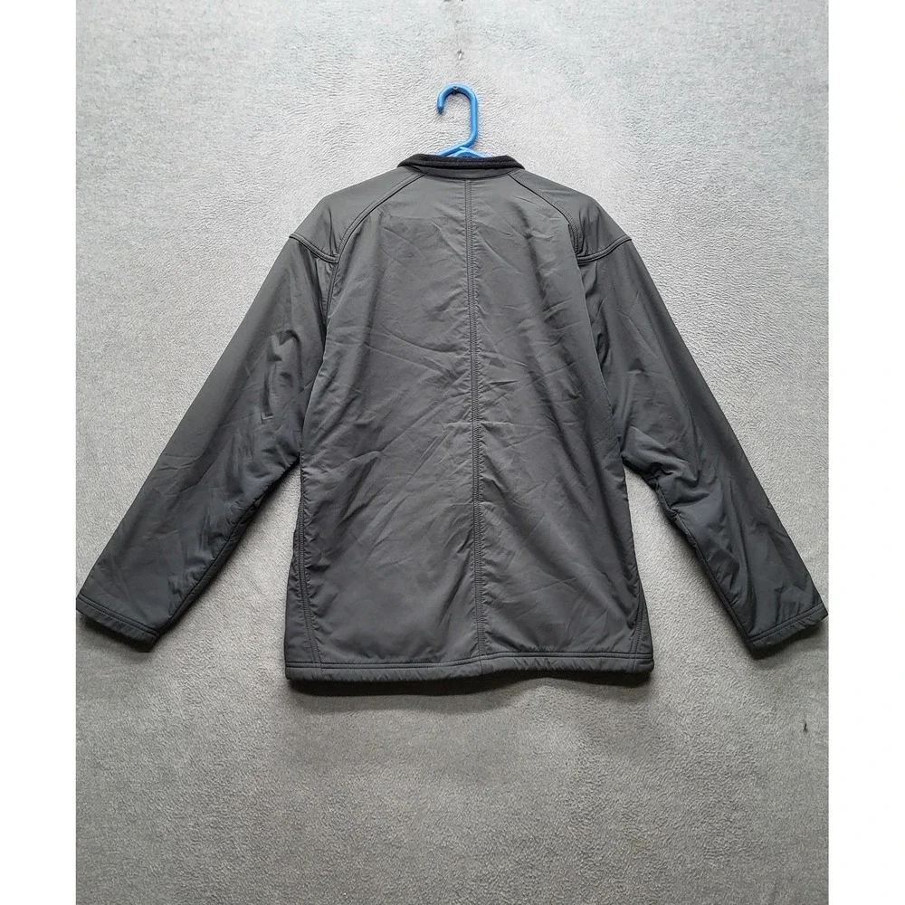 VINTAGE Nike Men Jacket L Gray Gorpcore Logo‎ Zipper Long Sleeve Y2K